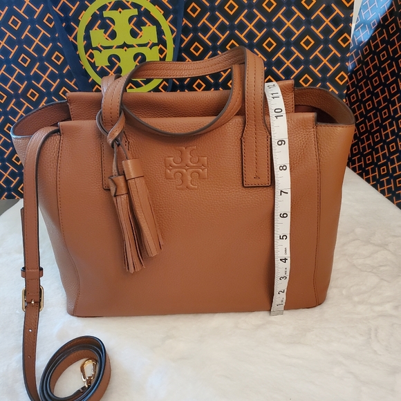 BRAND NEW! FABULOUS TORY BURCH Thea Slouchy Satchel/Crossbody Bag w/ Strap - Picture 8 of 16